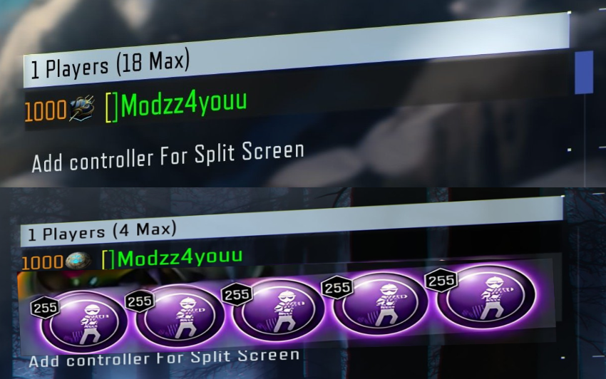 BO3 Colored Names